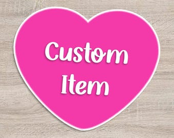 Custom Digital Item - Counts for 1 Design - JPG, PDF & SVG files