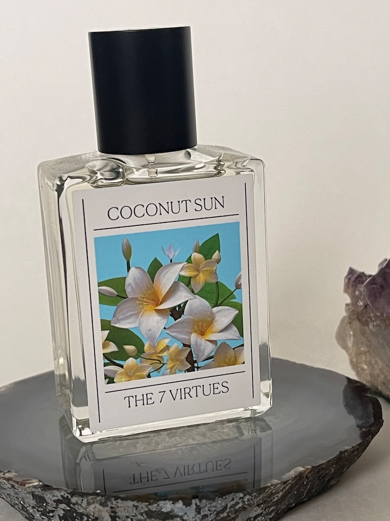 The 7 Virtues Coconut Sun Decant Sample Travel Size Etsy Canada