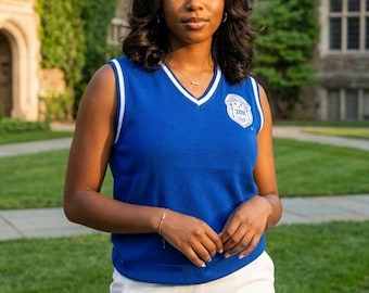 ZPhiB - V-Neck Vest - Royal Blue