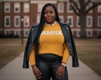 Philo - 1943 Roman Numeral Sweater - Gold