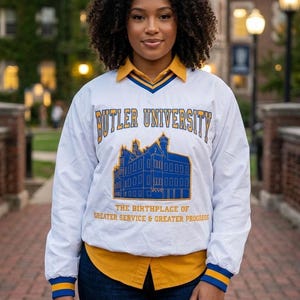 Butler University-trui - wit/goud