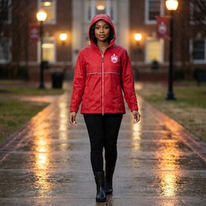 DST - New Englander Rain Jacket - Red