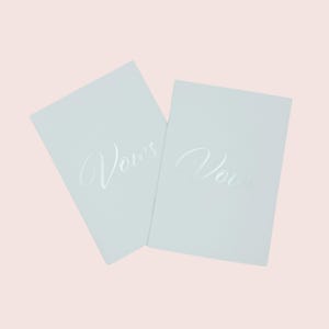 Vow Booklet Set, Couple Engagement Gift for Lovers, Wedding Ceremony Vow Booklets and Luxury Speech Notebook for Bride, Notebook for Bride