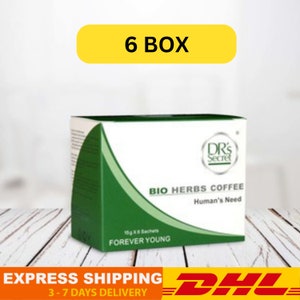 DR's Secret Bio Herbs Coffee Forever Young 2 Boxes FREE SHIPPING
