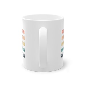Vegan Coffee Mug, White Ceramic Mug, Gift for Vegans, Coffee Cup, Office Mug, Vegetarian Mug, Animal Liberation Retro, Gift for Vegan Person image 5