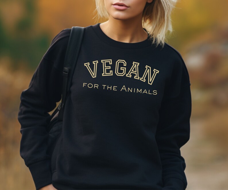 Vegan Sweatshirt, Giftidea for Vegans, Valentines Day Christmas Birthday, Unisex Heavy Blend