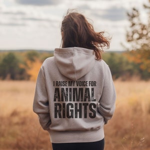 Vegan Hoodie, Animal Liberation, Gift for Vegan Person, Gildan 18500 Hooded Sweatshirt Unisex, Veganism, Gifted Vegan, Animal Rights