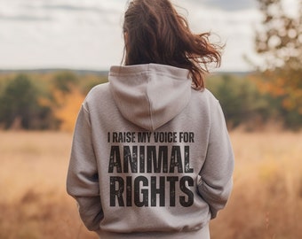 Vegan Hoodie, Animal Liberation, Gift for Vegan Person, Gildan 18500 Hooded Sweatshirt Unisex, Veganism, Gifted Vegan, Animal Rights
