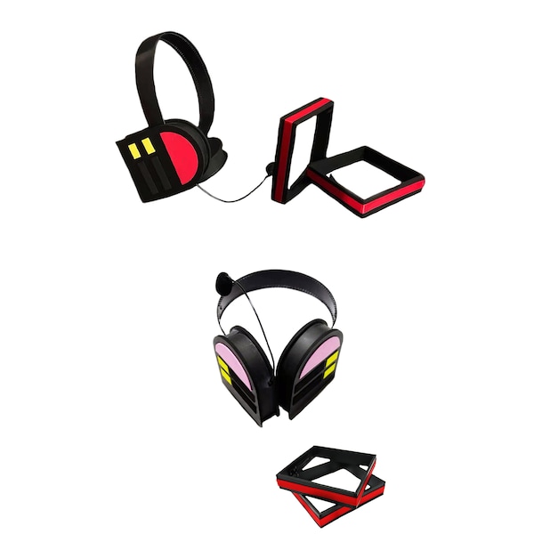 Hatsune Miku Cosplay Costume Accessory Headdress Headphone PVC Props Stirnband venda Bandeau fascia per capelli arco de cabelo