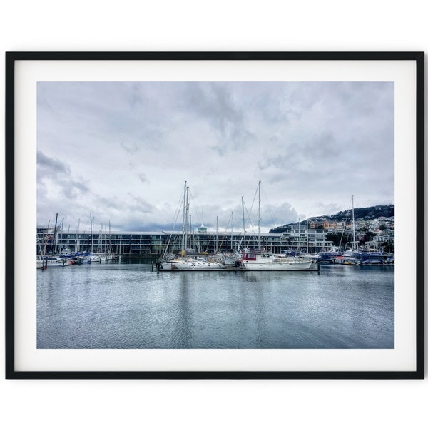 Chaffers Marina Wellington Photo Photography Instant Digital Download Wall Art Print Image