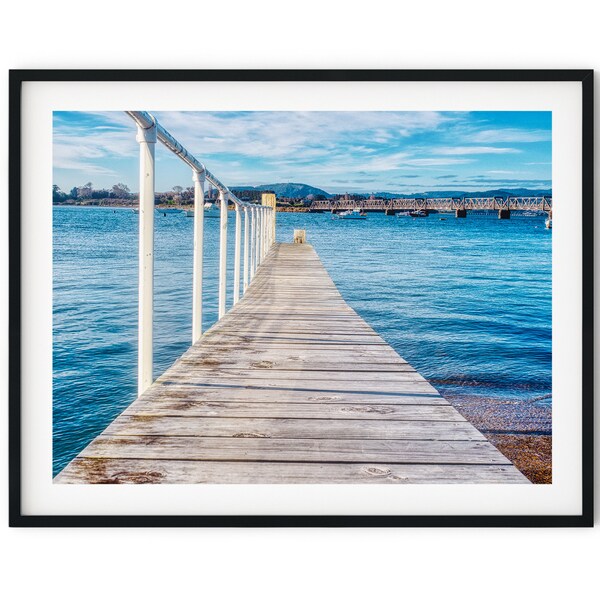 Jetty To The Harbour Photo Photography Instant Digital Download Wall Art Print Image