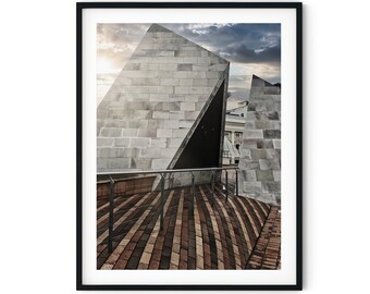 Angled City Architecture Photo Instant Digital Download Wall Art Print Image