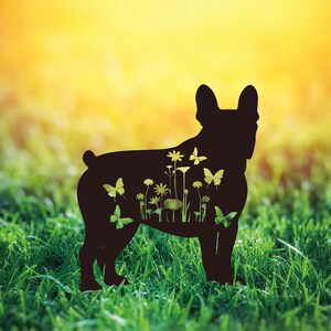 Personalized Dog Metal Stake Sign | Custom Metal Dog Memorial Stake Yard Sign |  Dog Garden Name Sign , Garden Decor Art, Christmas Gift