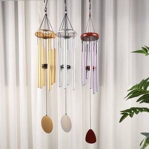 In Memory of Wind Chime, Personalized Listen to the Wind Sympathy Wind Chime, Custom Memorial Wind Chimes | Remembrance Bereavement Gift