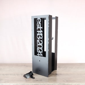 Personalisierter Dosenkühler Spender, benutzerdefinierter Dosenkühler mit Flaschenöffner 2Stk, Hausbar Mann Höhle Geschenk für Papa, Edelstahl