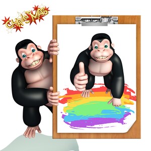 Carte de Noël gay, fierté LGBT, carte de vacances pour ami, compagnon, bestie, homme