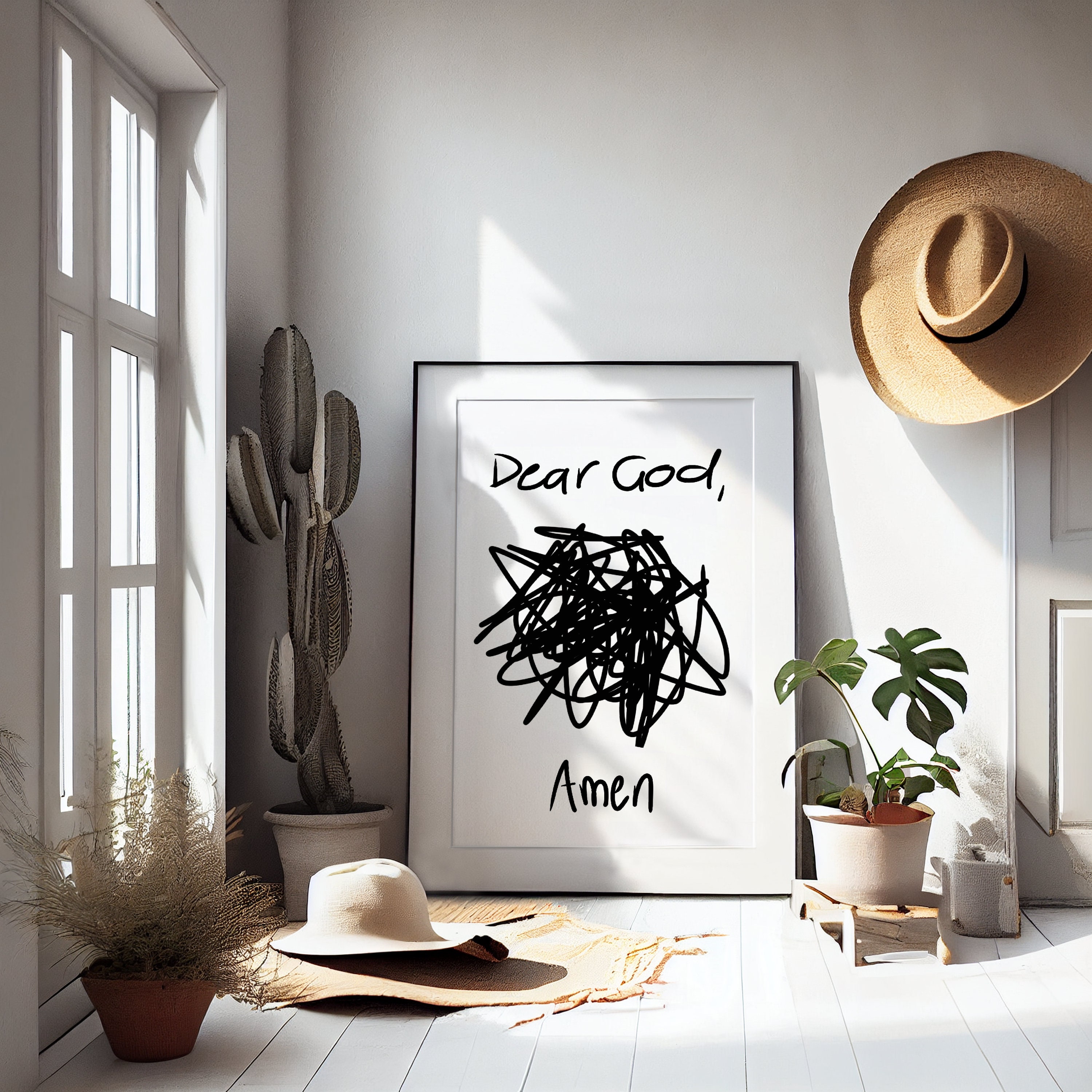 Christian Wall Art Digital Download Scribble Art Romans Bible Inspired ...