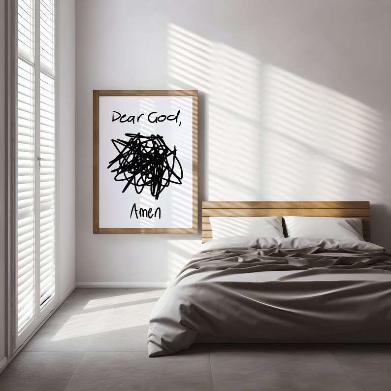 Christian Wall Art Digital Download Scribble Art Romans Bible Inspired ...