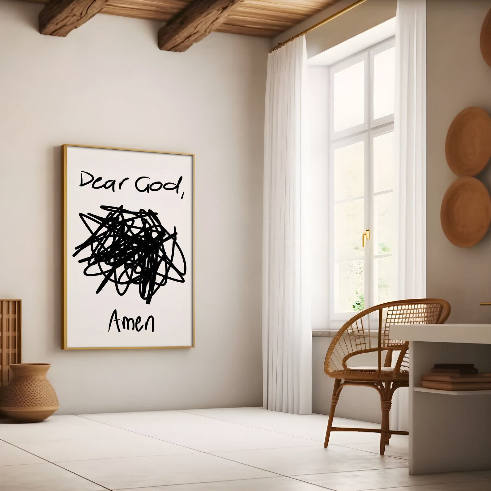 Christian Wall Art Digital Download Scribble Art Romans Bible Inspired ...