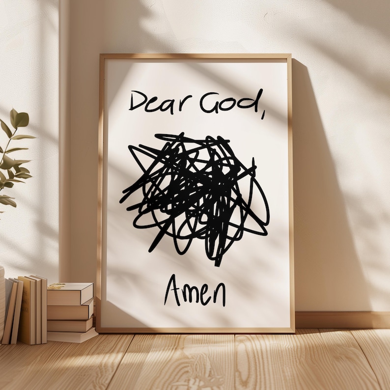 Christian Wall Art Digital Download Scribble Art Romans Bible Inspired ...