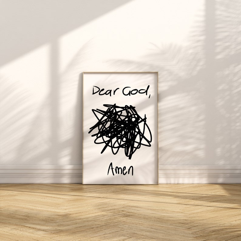 Christian Wall Art Digital Download Scribble Art Romans Bible Inspired ...