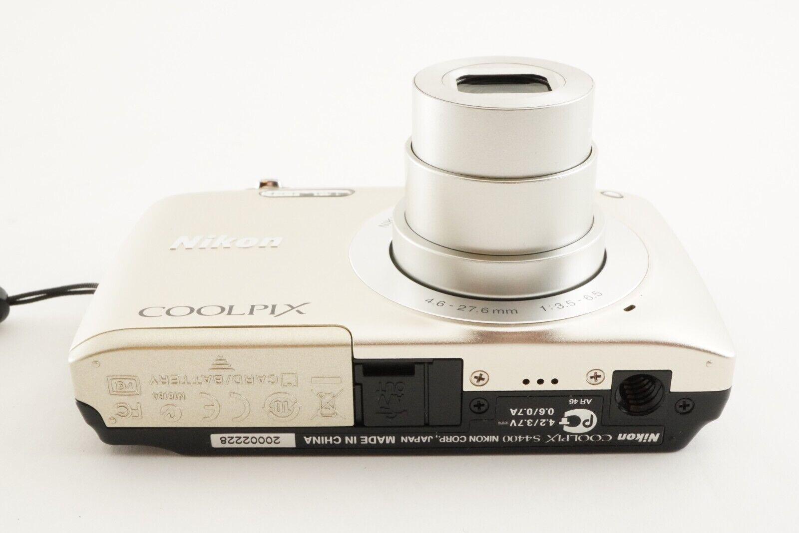 Nikon COOLPIX S4400 Silver in Box &4GB Sdhc Card Digital Camera