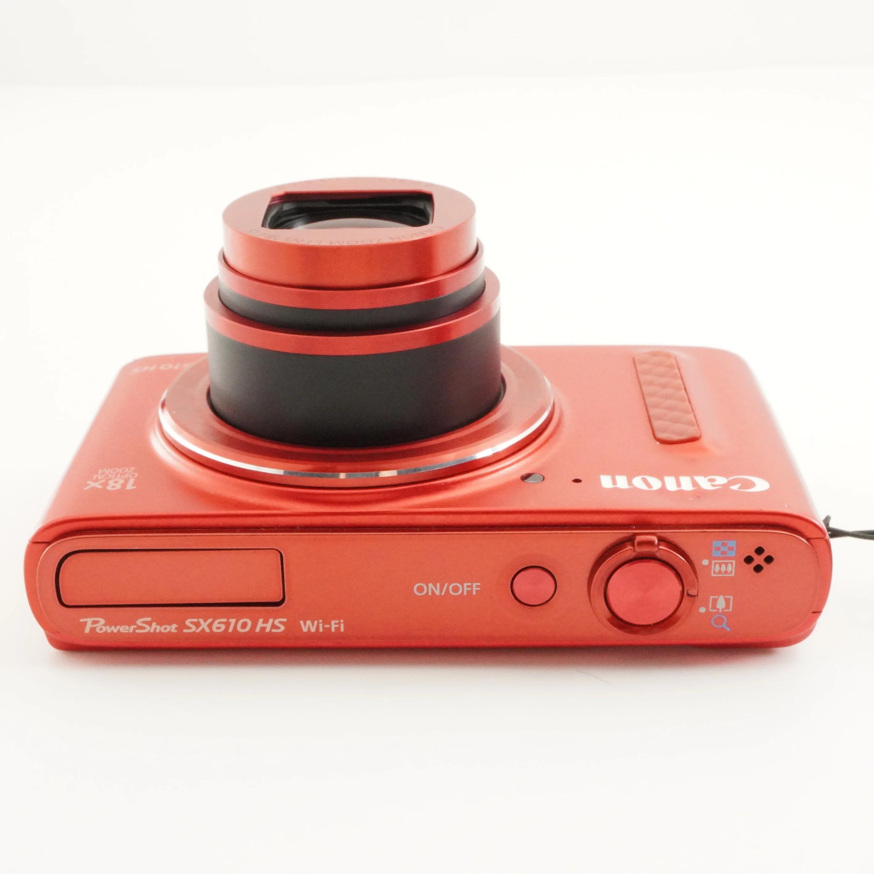 Canon Powershot SX610 HS Red With 4GB Sdhc Card Digital Camera