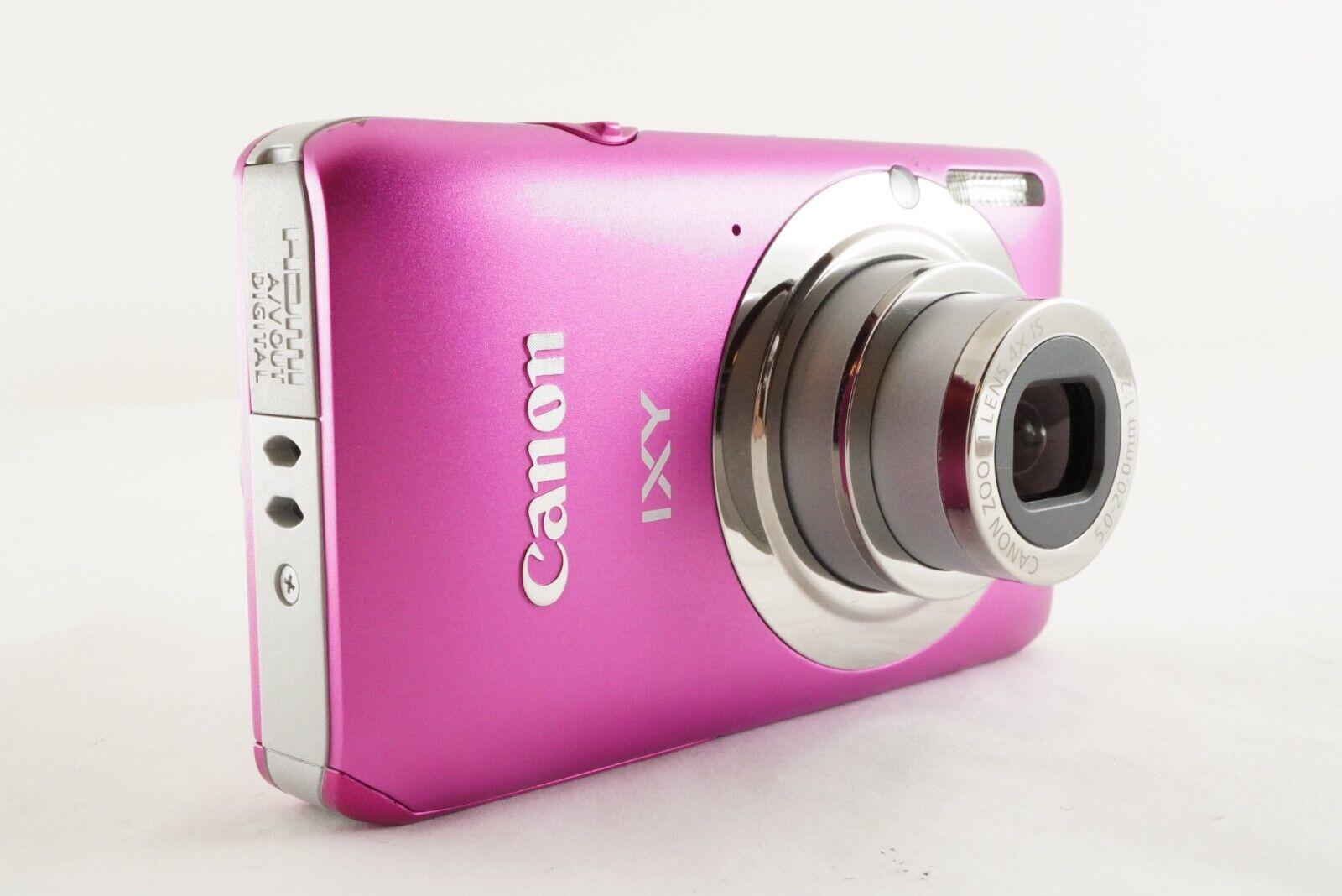 Canon IXY 210F Pink With 4GB Sdhc Card Compact Digital