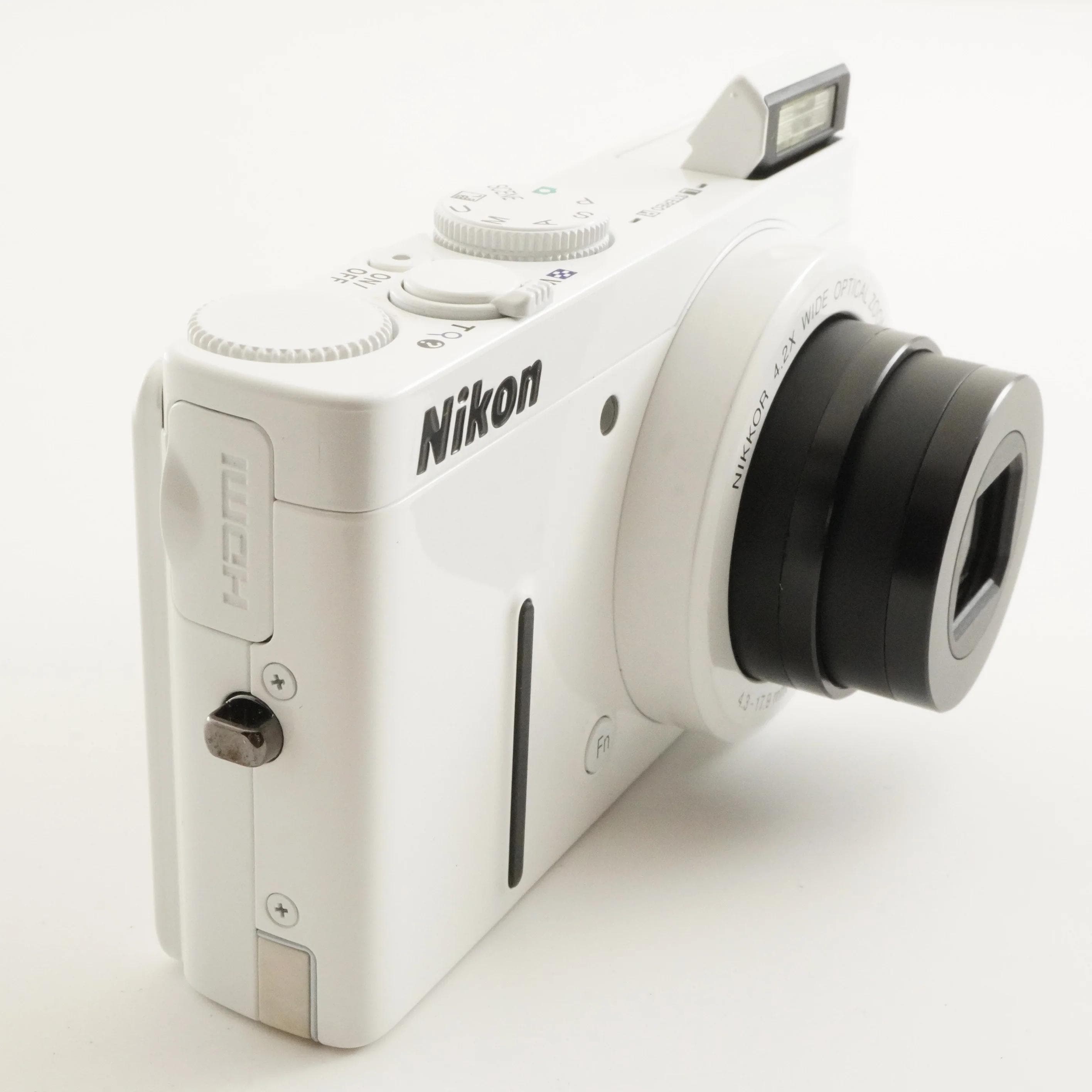 Nikon COOLPIX P310 White + 4GB SDHC Card Digital Camera From Japan