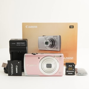 Canon Powershot A2600 Pink in Box +4GB SDHC Card Digital Camera