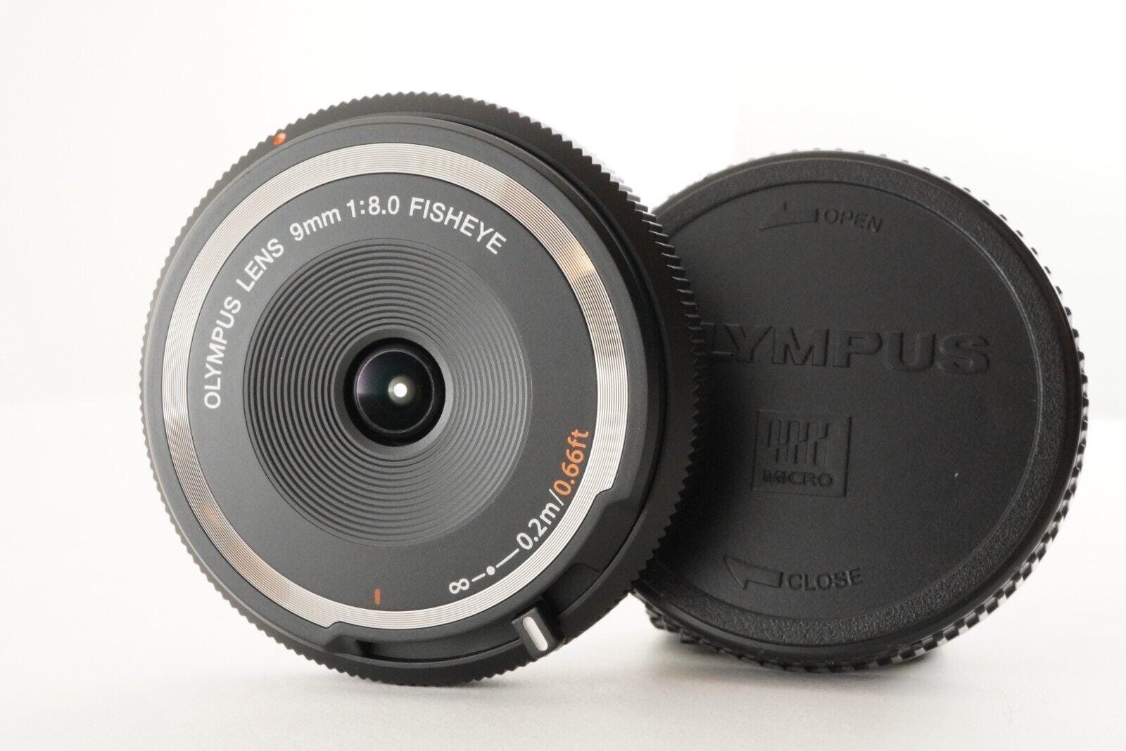Olympus BCL-0980 Obiettivo Fish-eye 9mm F/8.0 – Ultra Sottile Per Micro Quattro Terzi, Equivalente 18mm, Per OM-D E PEN