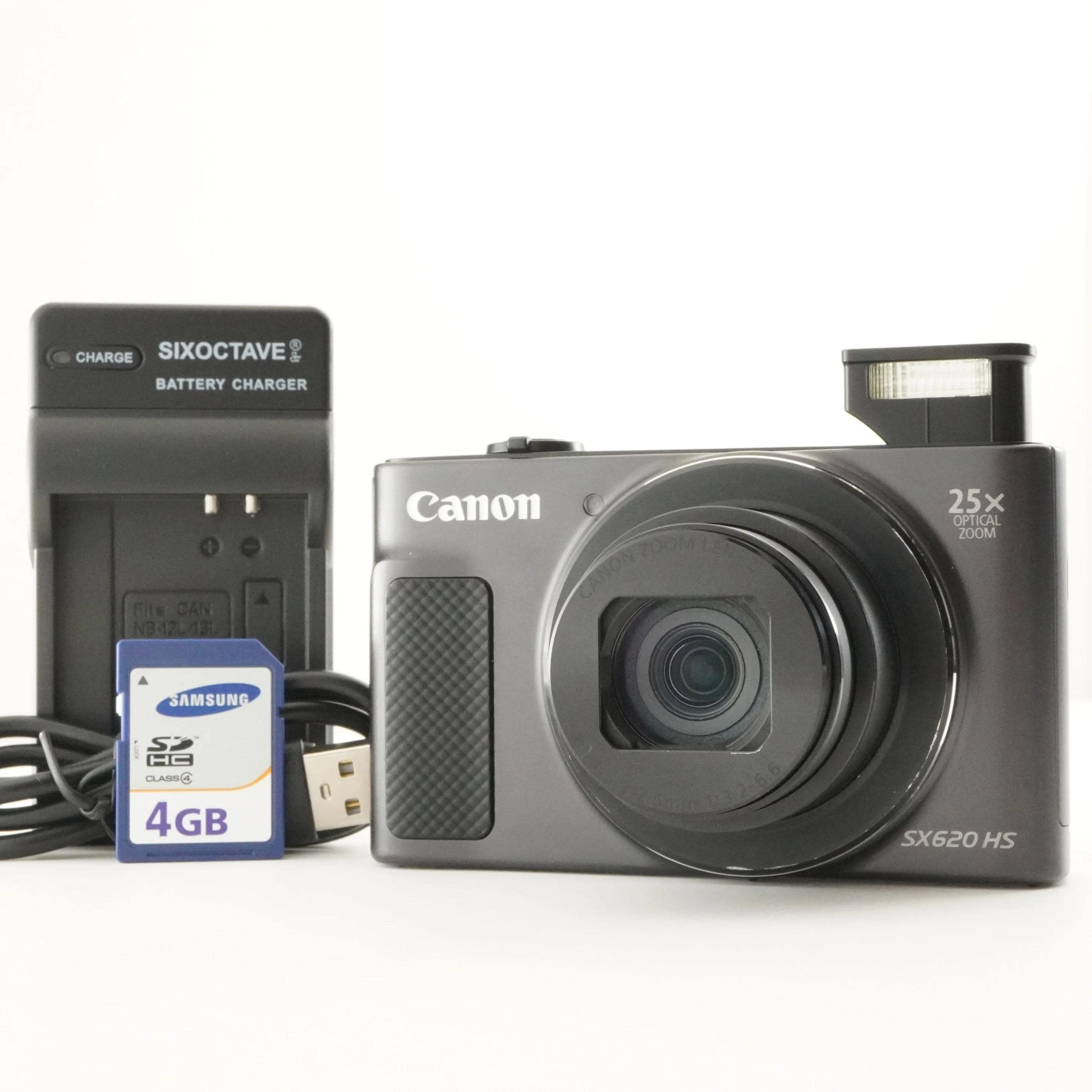 Buy Canon Powershot SX620 HS Black With 4GB Sdhc Card From Japan