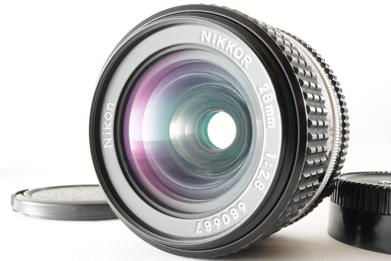NIKON Ai-s NIKKOR 28mm F2.8 Mf Wide Angle Lens From Japan NIKON Ai-s NIKKOR 28mm F2.8 Mf Wide Angle Lens From Japan