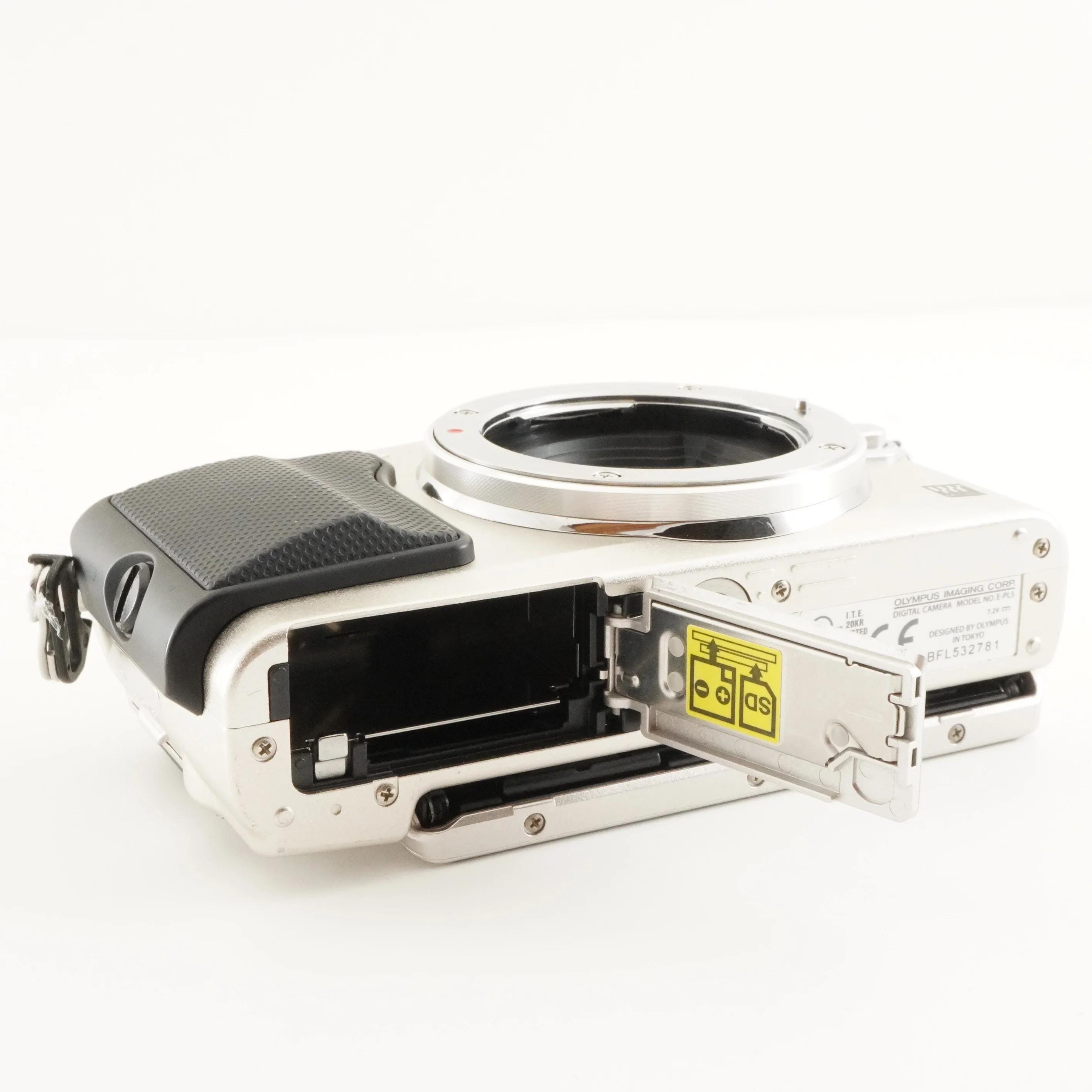 Buy OLYMPUS PEN Lite E-PL5 Silver [4,466 Shots] + 14-42mm in Box