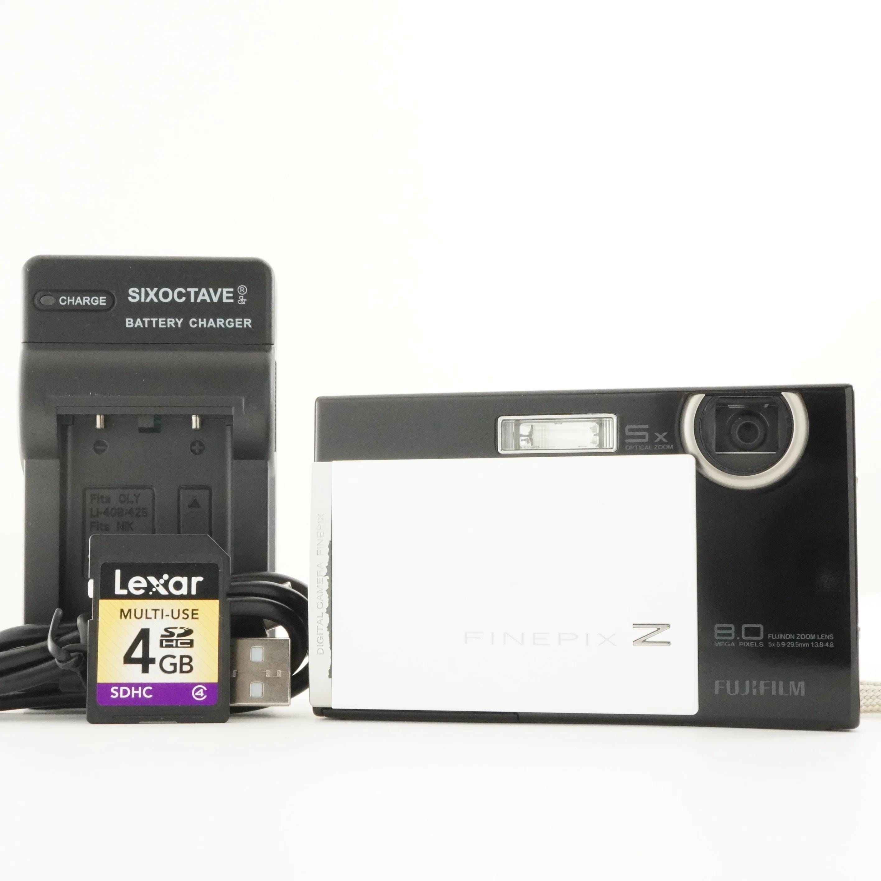 FUJIFILM Finepix Z100fd Black&white With 4GB SDHC Card From