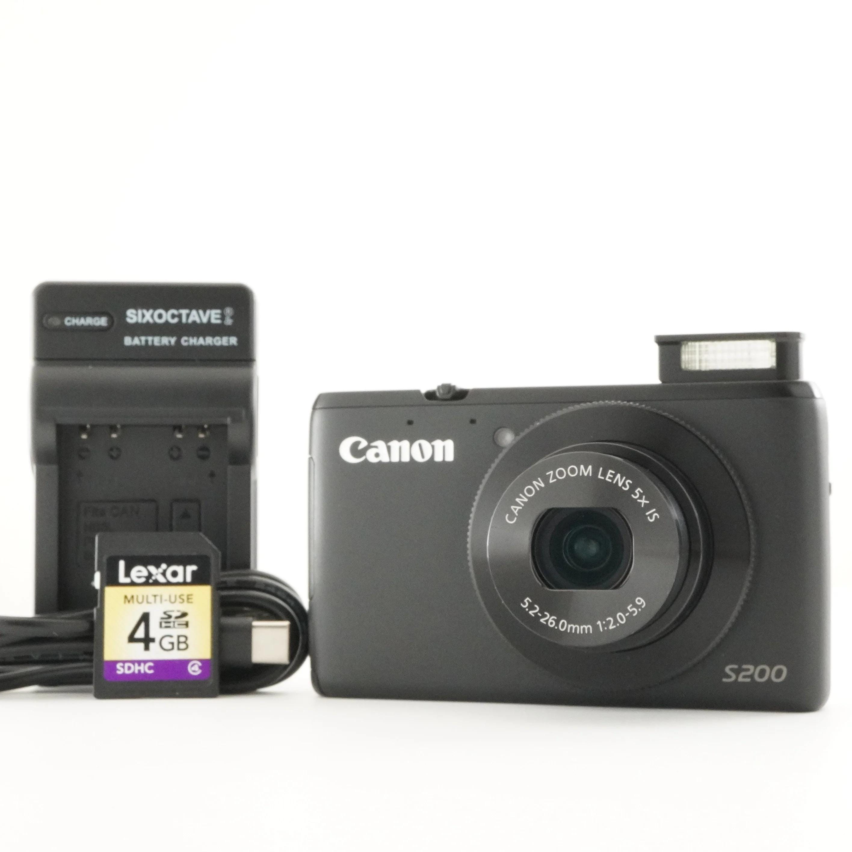 Canon PowerShot S200 ブラック Canon PowerShot S200 compact digital camera *Black *made in