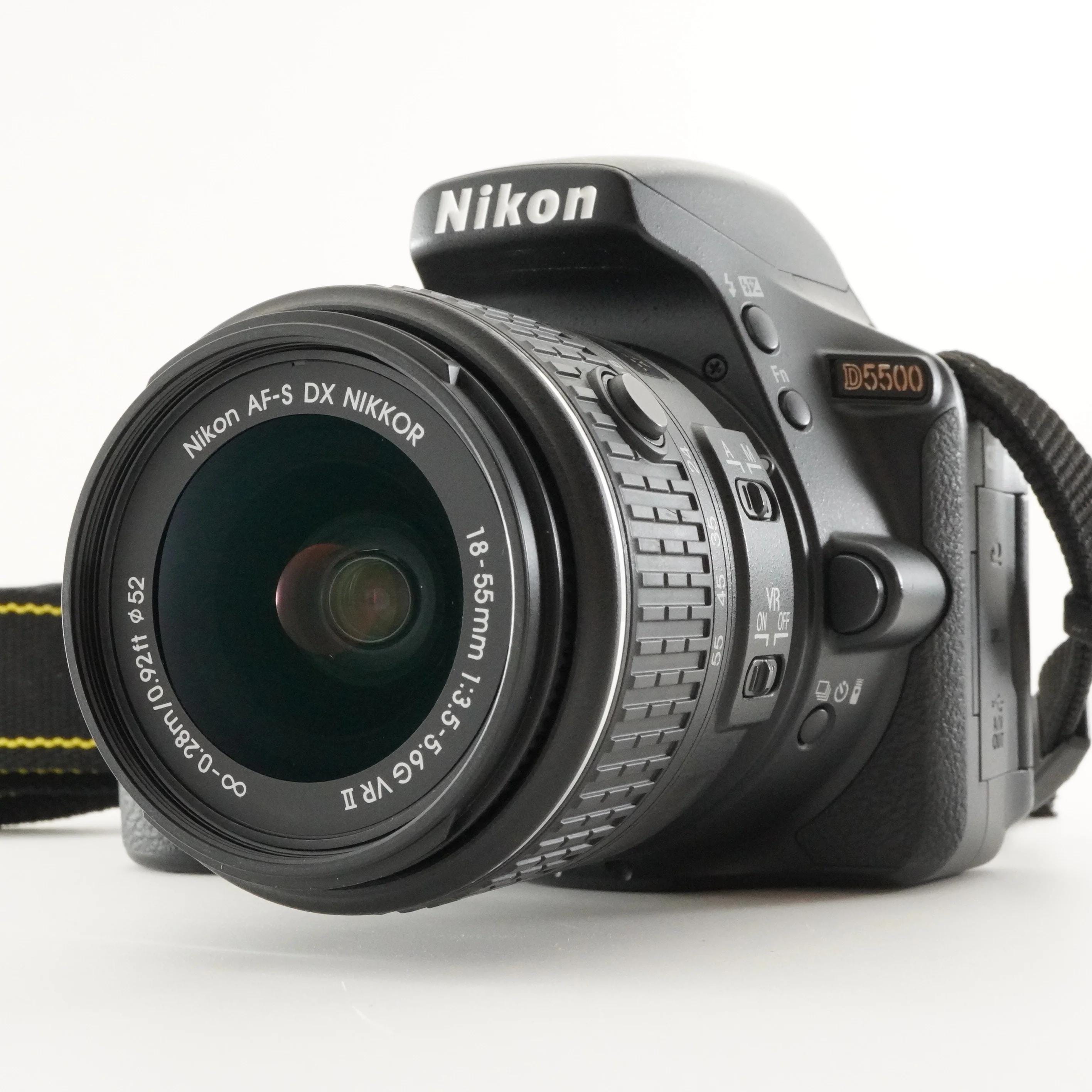 Nikon D5500 [10,450 Shots] + AF-S 18-55mm F3.5-5.6G II Vr From