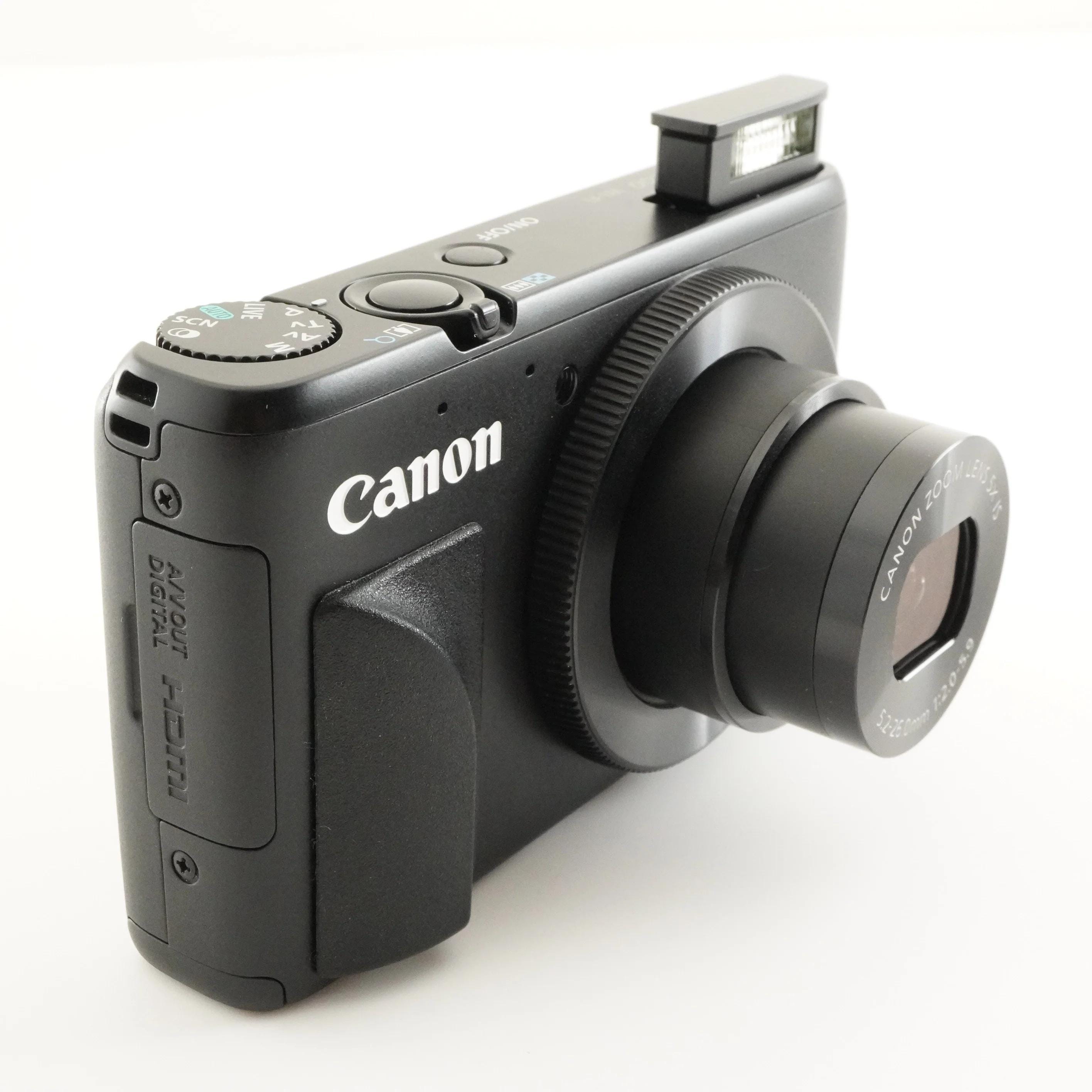 Canon Powershot S200 Black With 4GB SDHC Card Digital Camera From