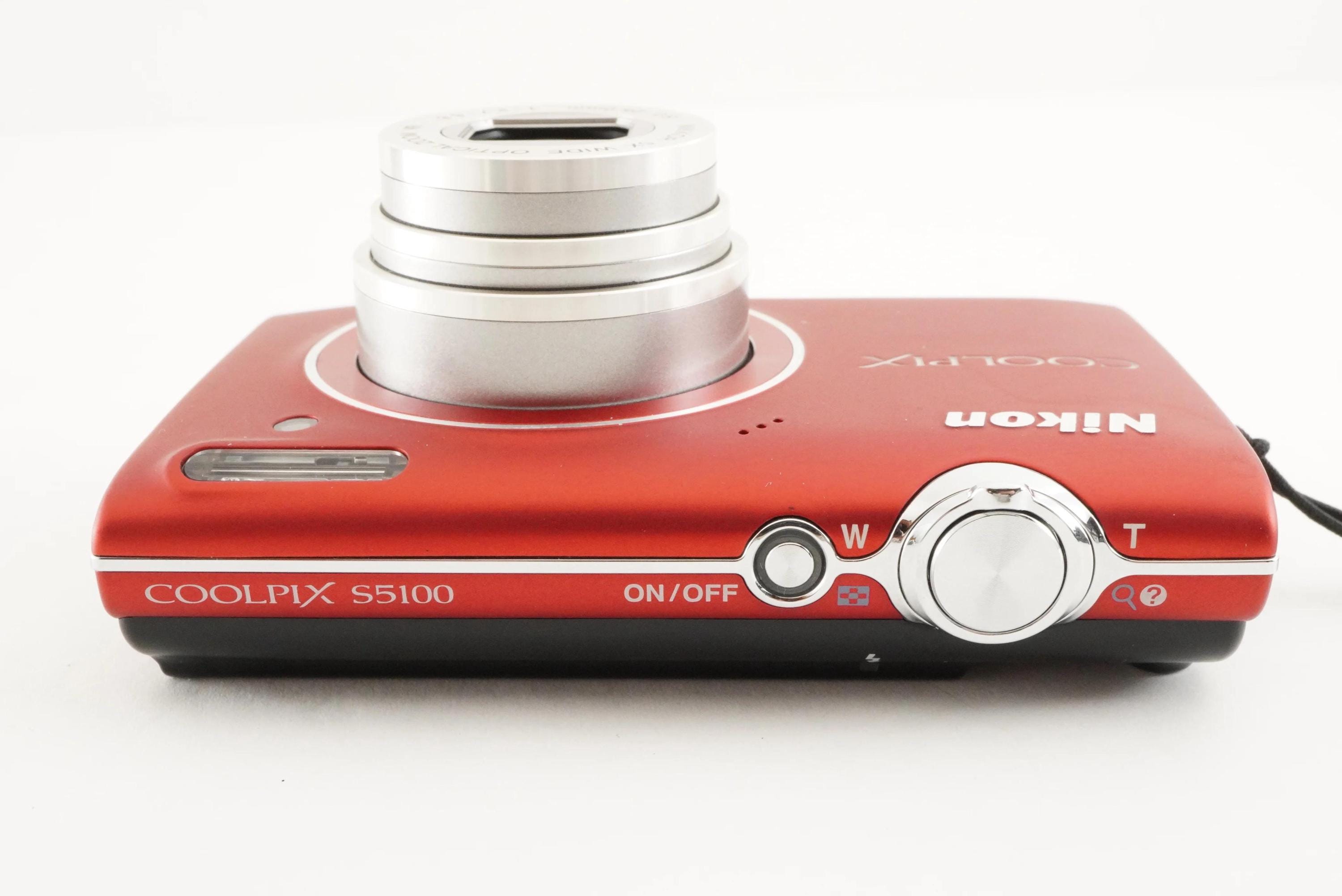 Nikon COOLPIX S5100 レッド & 4GB SDHCカード搭載 コンパクトデジタル