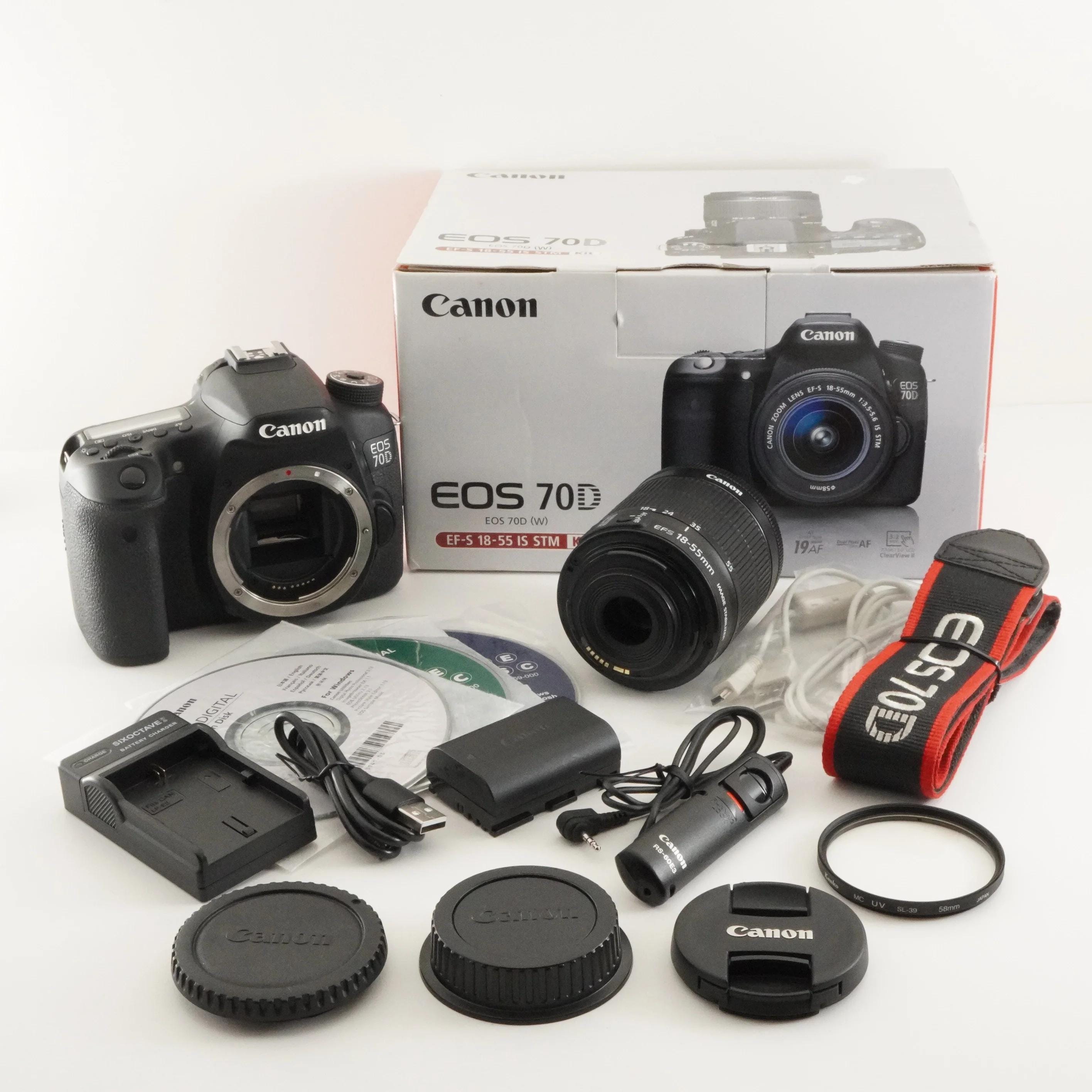 Buy Canon EOS 70D [11,194 Shots] + EF-S 18-55mm is Stm in Box From