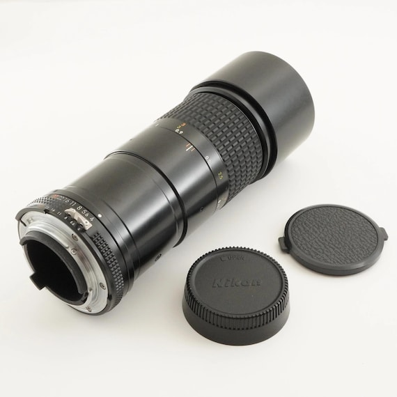 Nikon Ai-s Micro-nikkor 200mm F4 MF Telephoto Lens From Japan