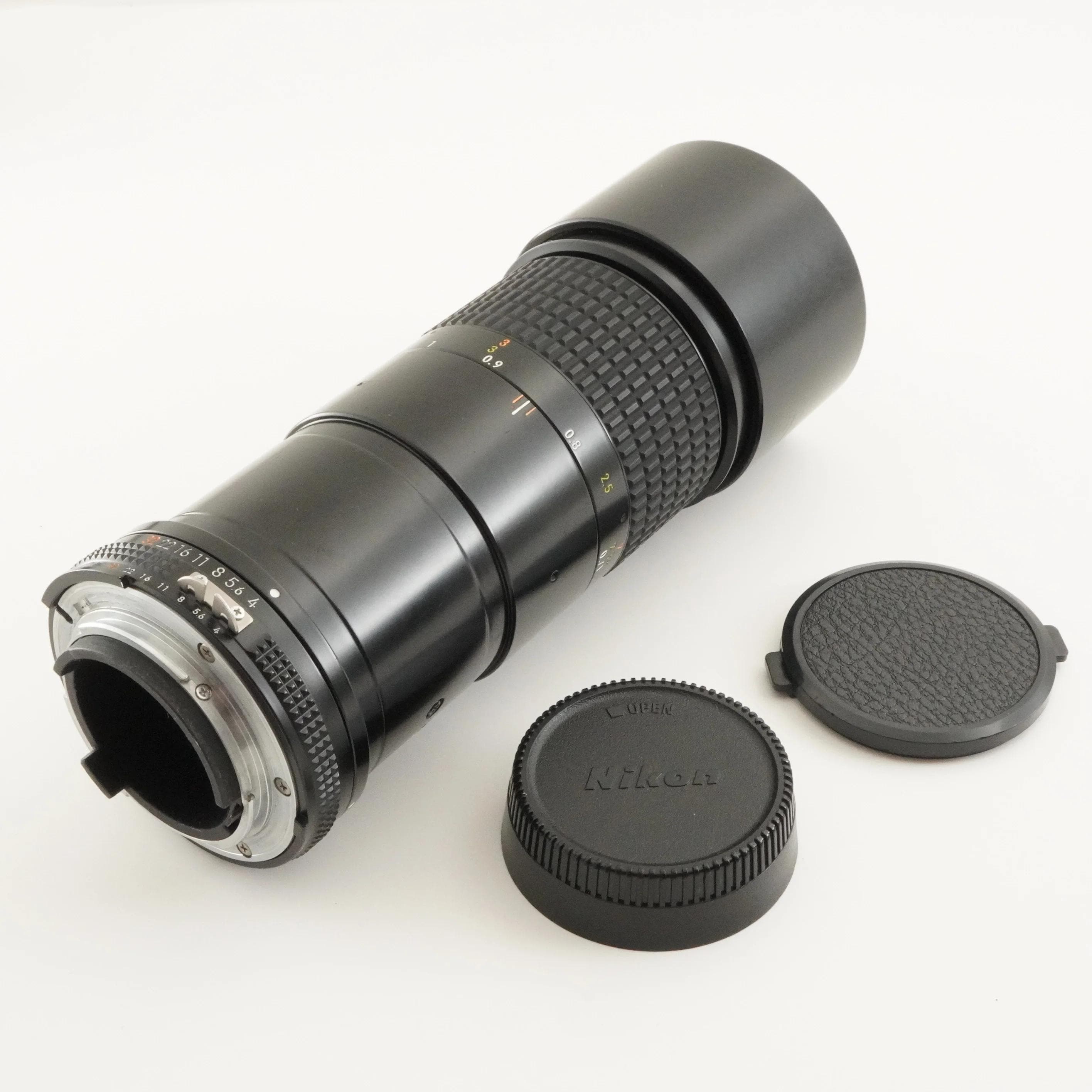 Nikon Ai-s Micro-nikkor 200mm F4 MF Telephoto Lens From Japan