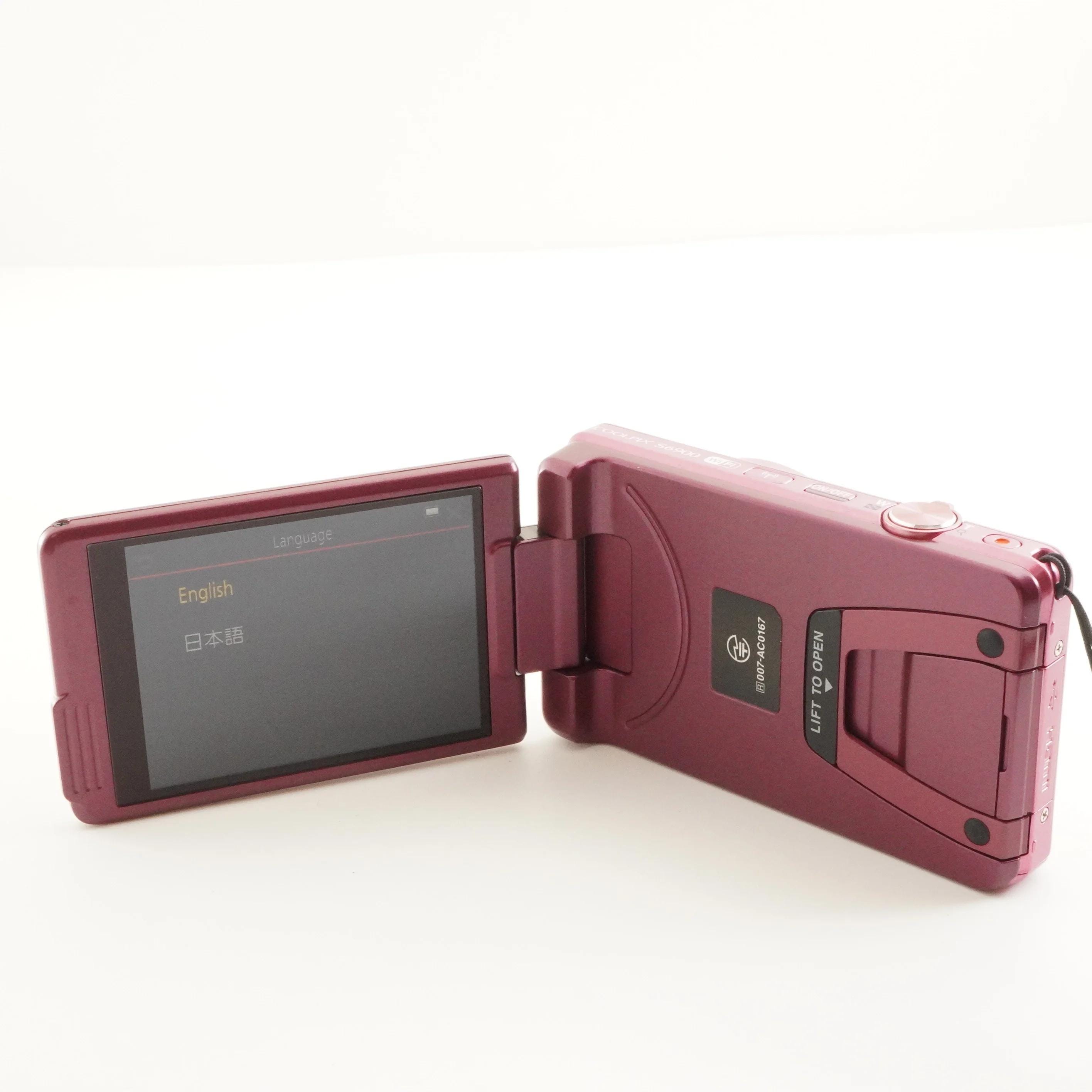Nikon COOLPIX S6900 Pink in Box + 4GB Sdhc Card Digital Camera