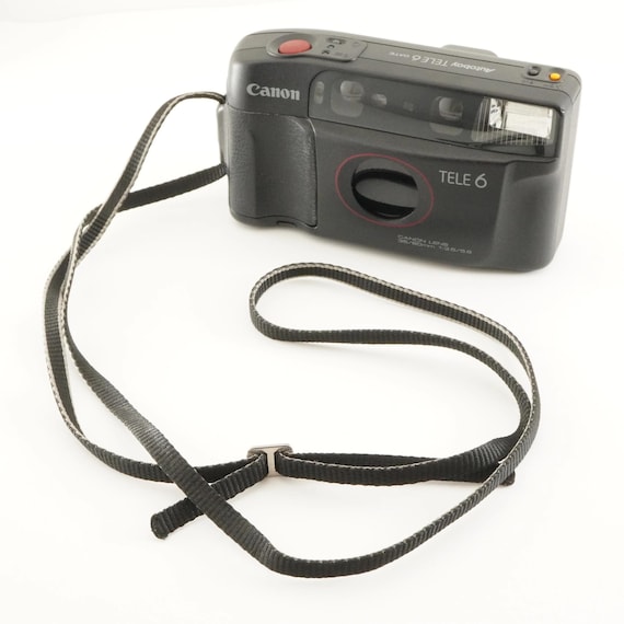 美品Canon Autoboy TELE6 フィルムカメラ Canon キャノン Autoboy TELE 6 コンパクトフィルムカメラ 完動品