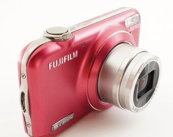 FUJIFILM FinePix JX400 レッド 箱入り 4GB SDHCカード付き 日本製