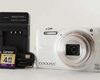 Nikon Coolpix S6600 TESTED Free Worldwide Shipping Digicam Nikon Coolpix S6600 TESTED Free Worldwide Shipping Digicam