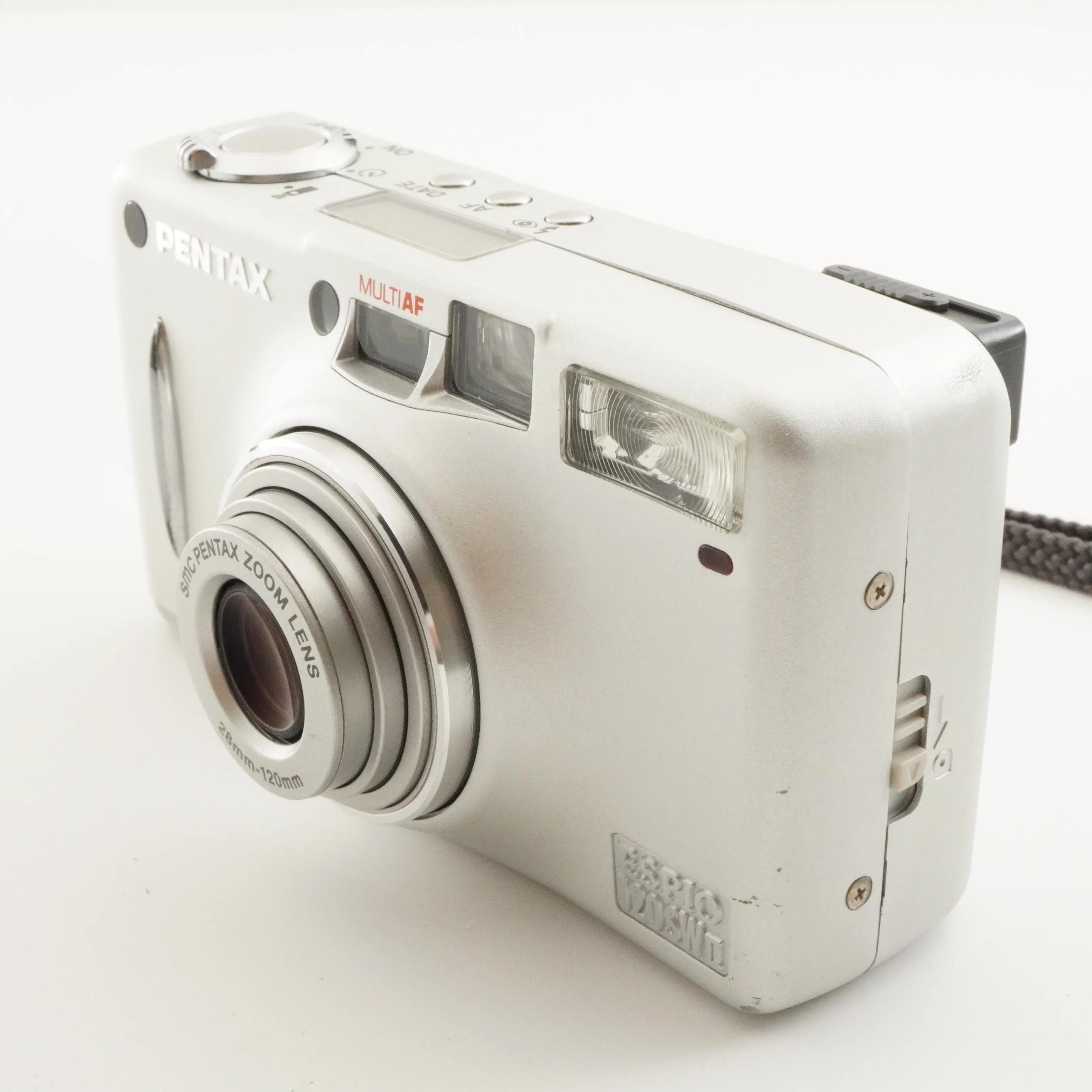 PENTAX ESPIO 120SW II　#9351 PENTAX ESPIO 120SW Ii Silver in Box Point & Shoot Film Camera From