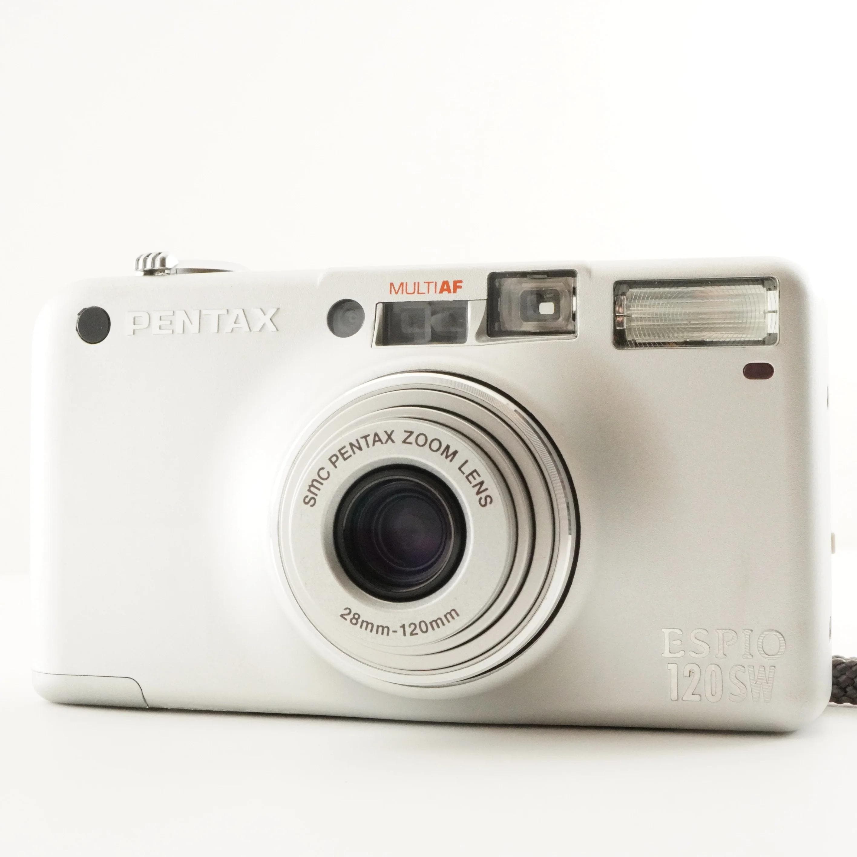 PENTAX ESPIO 120SW Ii Silver in Box Point & Shoot Film