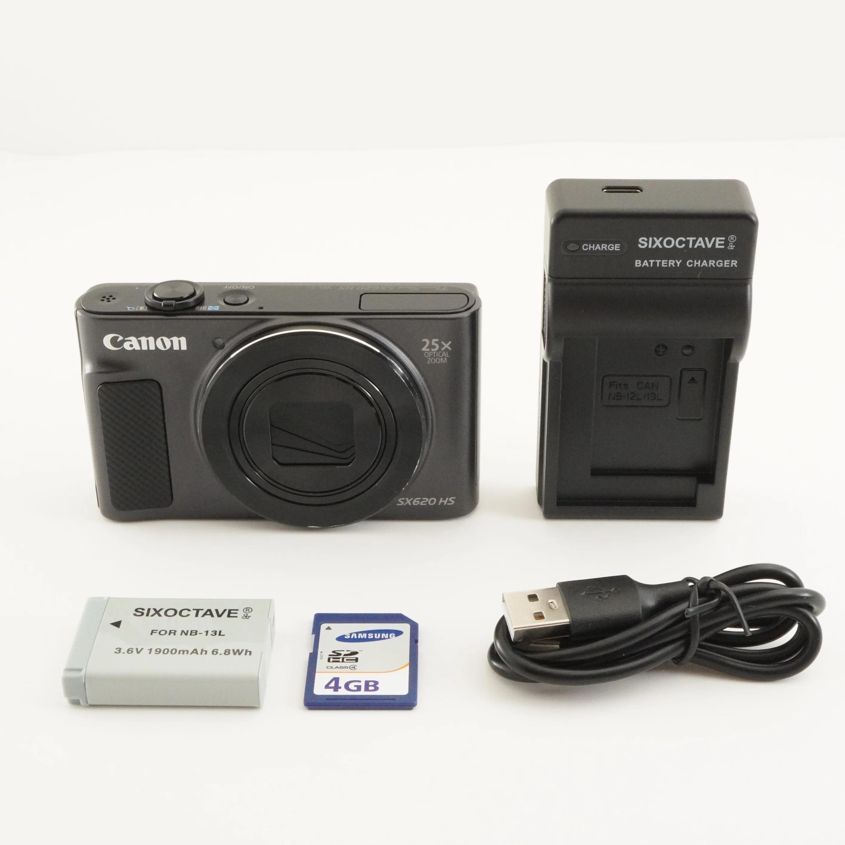 Buy Canon Powershot SX620 HS Black With 4GB Sdhc Card From Japan