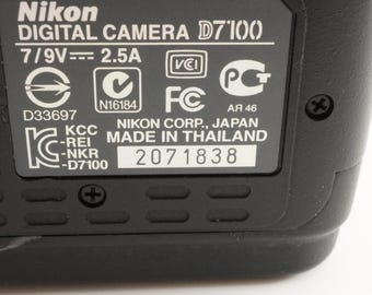 Nikon D7100 [16,485 Shots] in Box DSLR Camera From Japan #7648 - Etsy